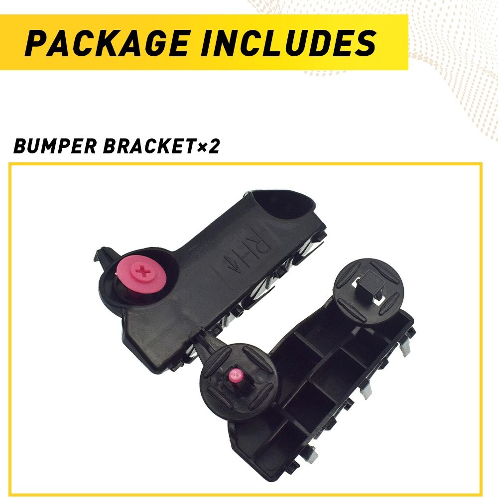 2X Left&Right Front Bumper Mounting Support Bracket For 2019-2021 Nissan Altima