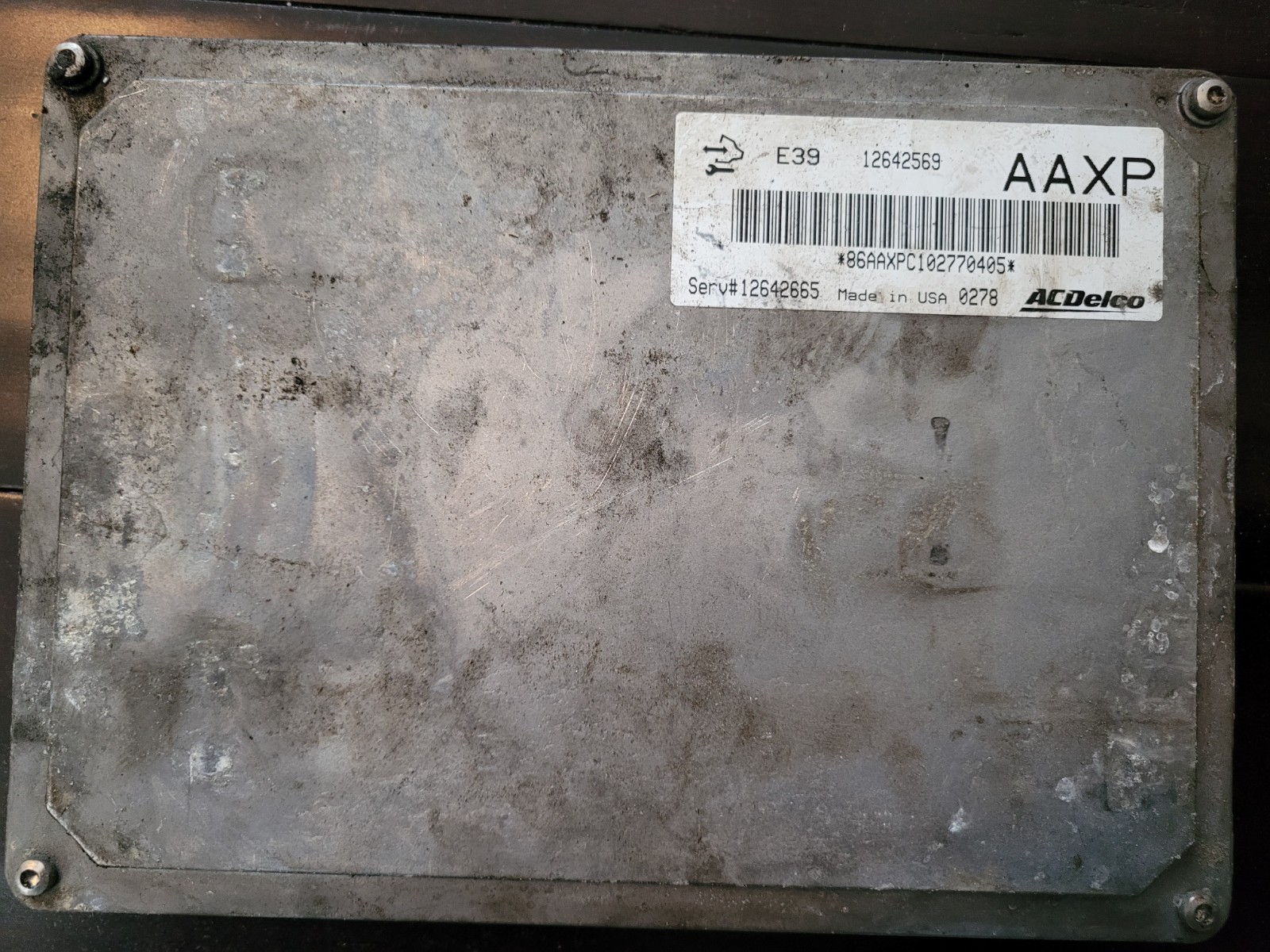 USED 2012 Chevrolet Captiva Engine Control Module/ECU (12642665)