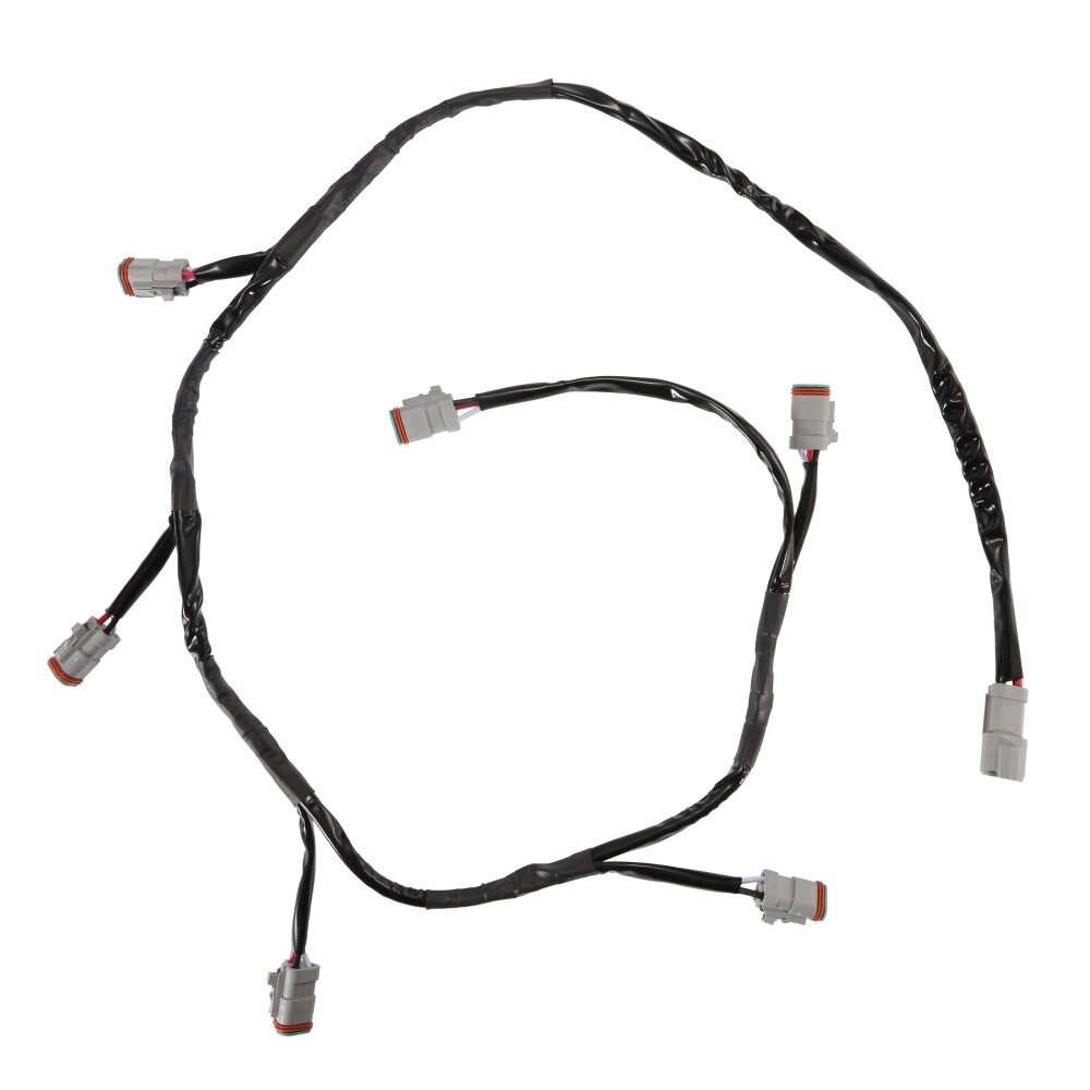 6-LED Pod Light Power Wiring Harness Kit with 40A Fuse and Relay 3 PIN DT Plug