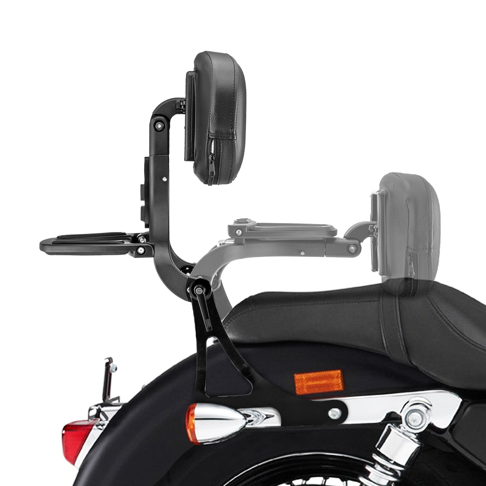 Multi-Purpose Backrest Sissy Bar For Harley Sportster 883 1200 Iron 2004-2024