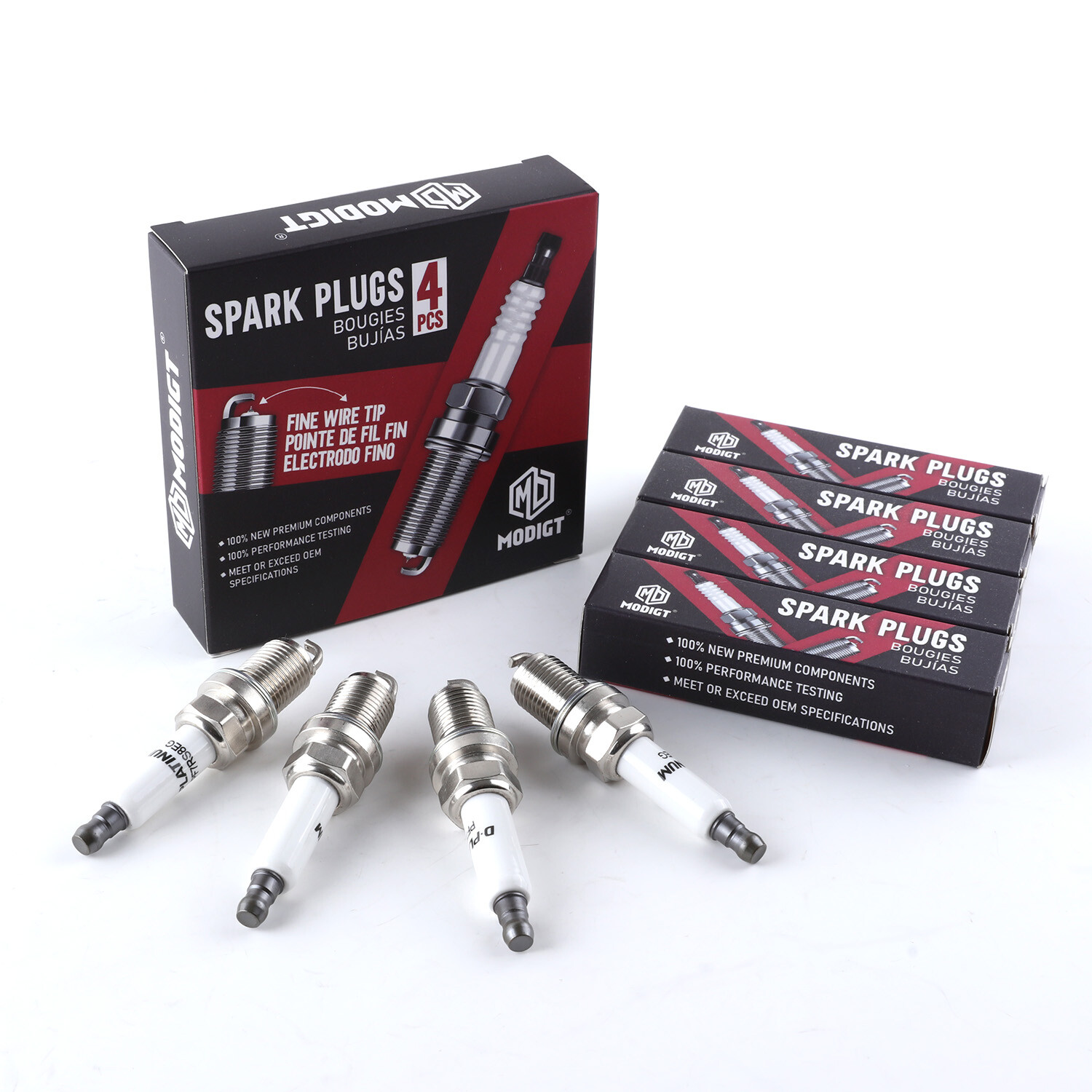Set of 4 Premium 1675 / PFR7S8EG Iridium Spark Plugs Kit – New And High Quality