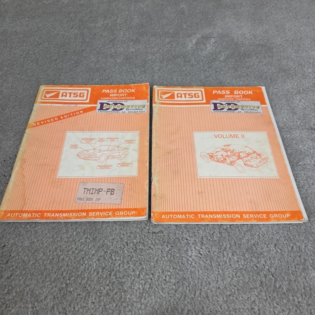 ATSG 94 Transmission Service Vol 1 &2 Pass Books MANUALS Import Computer Control