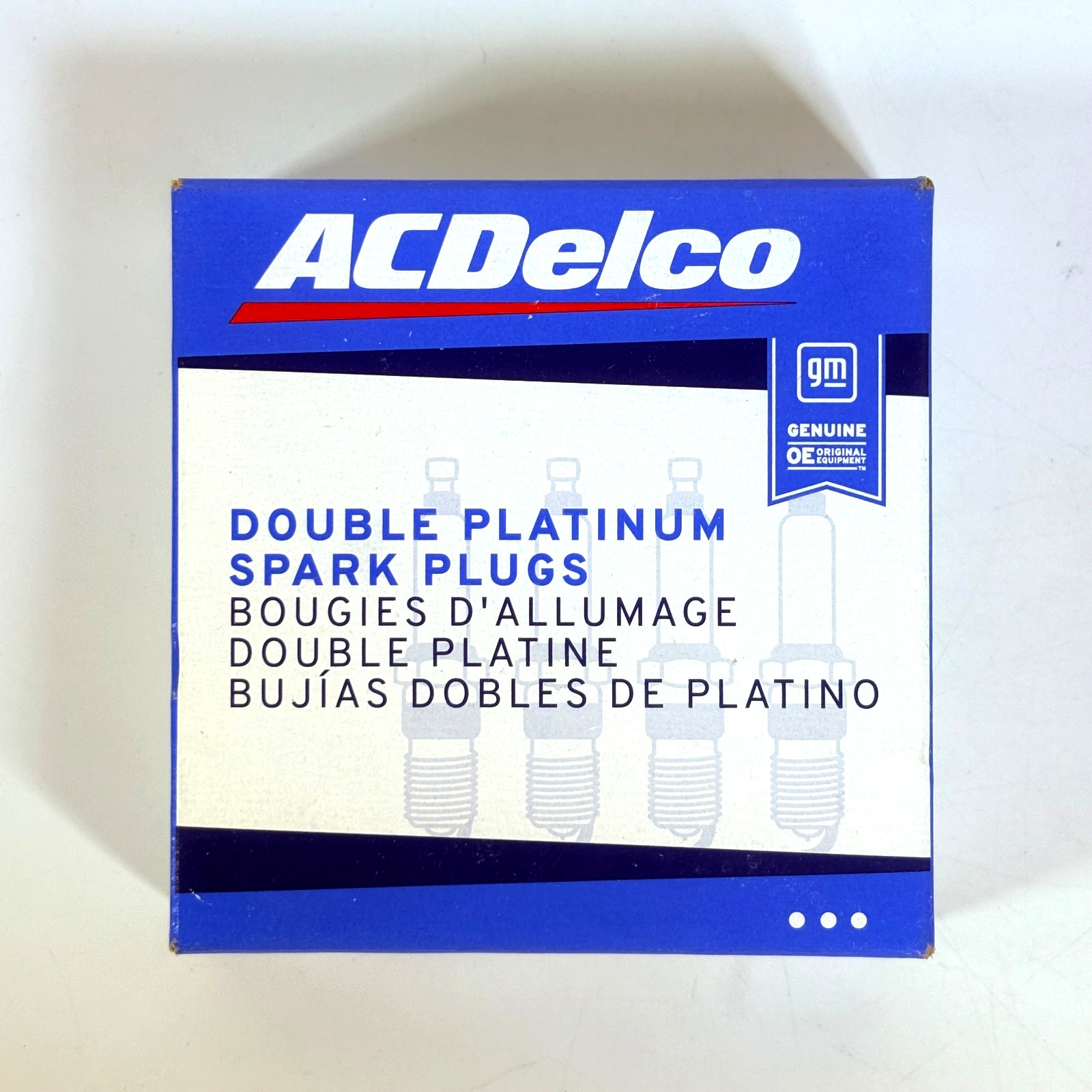 (4 Pack) ACDelco 41-902 – 19300875 Professional Double Platinum Spark Plugs