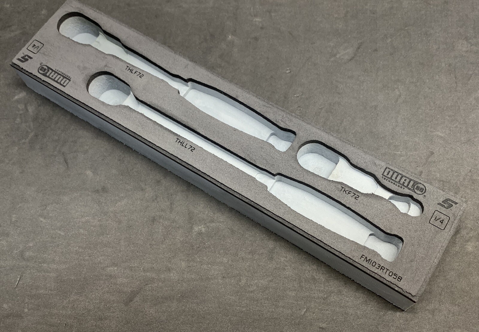 Snap On FOAM Storage Tray ONLY 1/4” Ratchet Set TKF72 THLF72 THLL72 FM103RT05B