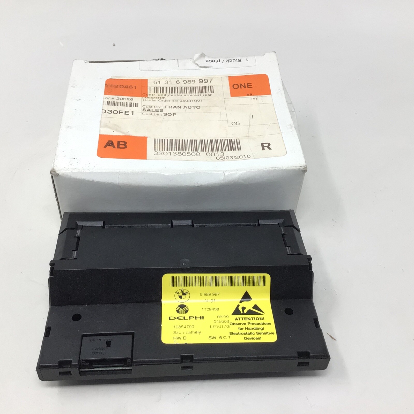 NEW OEM GENUINE BMW E65 E66 E67 CENTER CONSOL CONTROL MODULE 6989997 61316989997