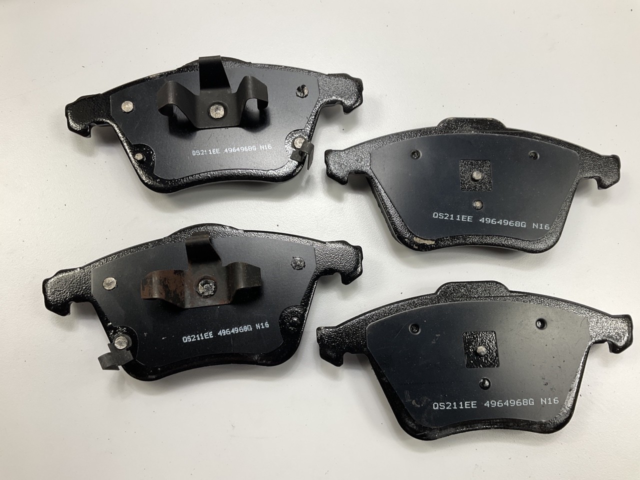 MISSING HARDWARE – Wagner ZX1186 Front QuickStop Disc Brake Pads