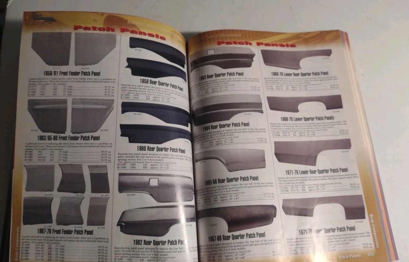 Classic Industries Chevrolet Impala/Full Size Passenger Car 1958-1996 Catalog.