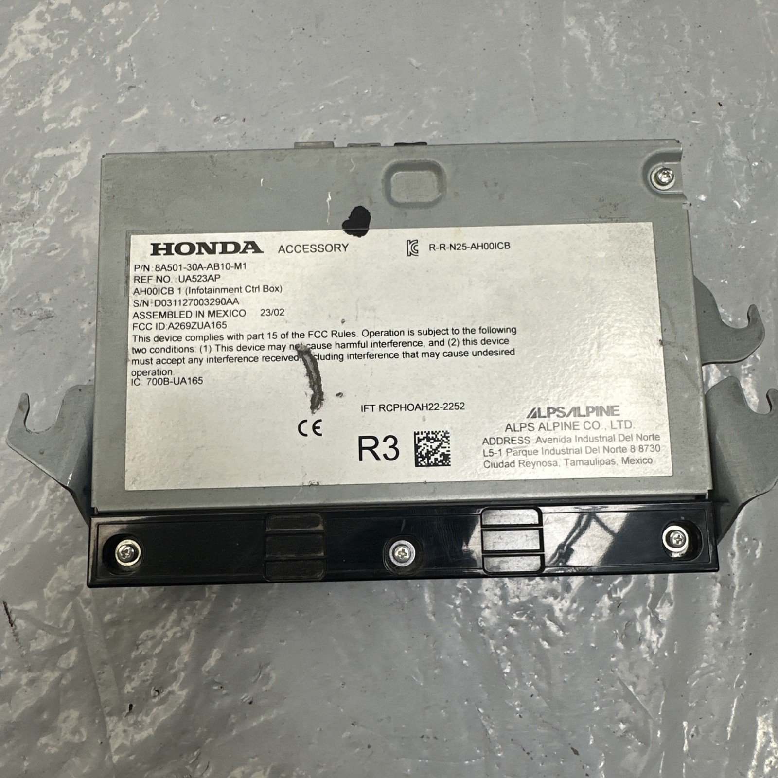 2023-2024 Honda Accord Receiver Naturally Aspirated Hybrid 8A501-30A-AB10-M1 OEM