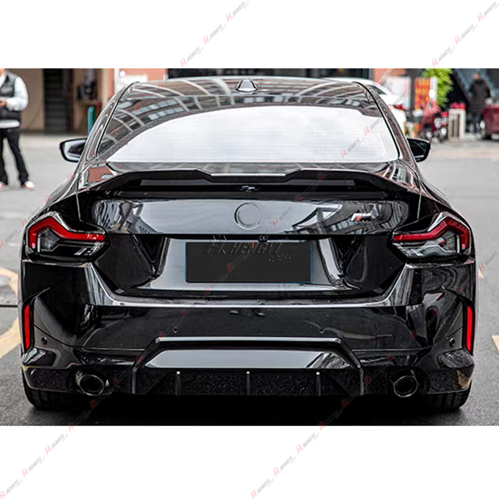 Gloss Black For 2022-2026 BMW G42 2 Series M240i G87 M2 MP Style Trunk Spoiler