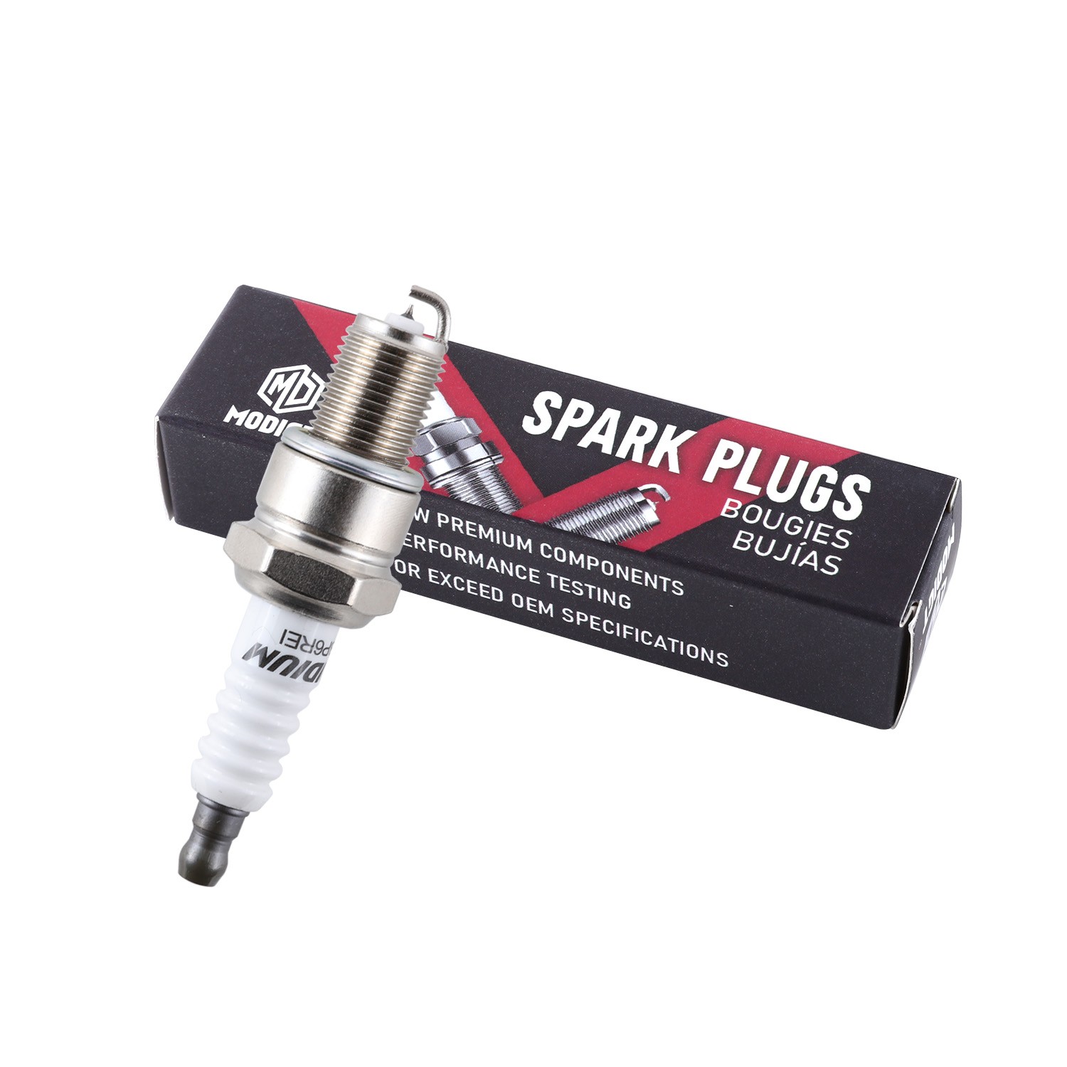 Set of 4 Premium OEM 6637 BPR6EIX Iridium Spark Plugs Set – New and High Quality