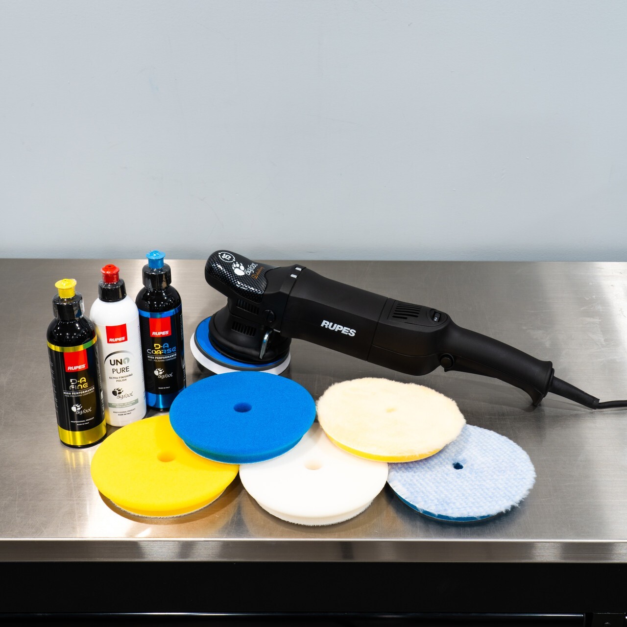 Rupes BigFoot LHR15 ES Long Throw Random Orbital Polisher DA Combo Kit 2 | 15mm
