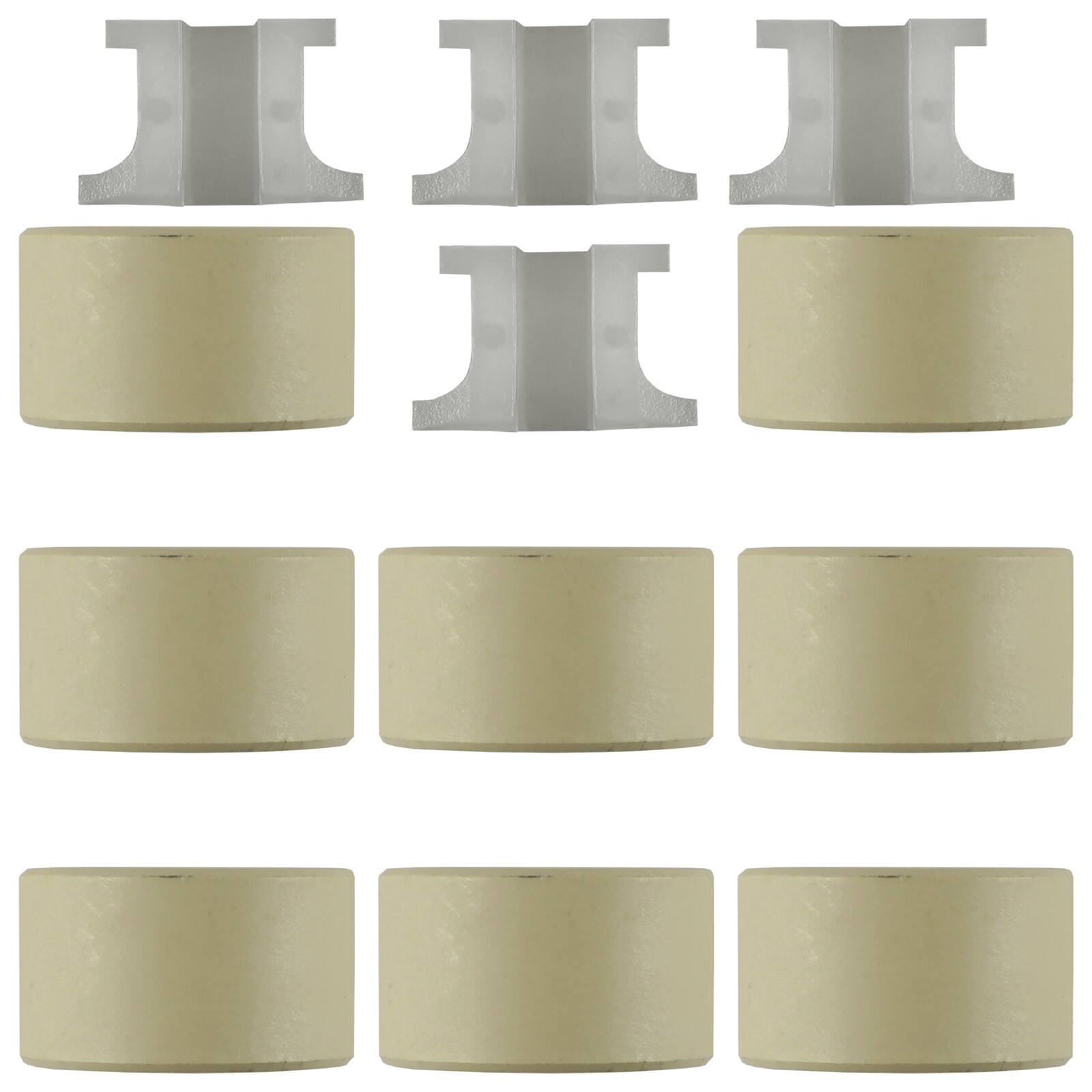 8x Clutch Roller Weights with Sliders for Suzuki Quadmaster 500 4×4 2000-2001