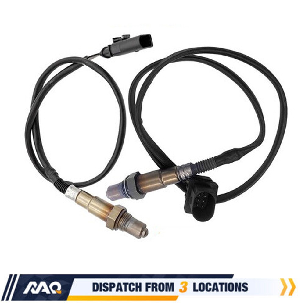 2PCS Upstream & Downstream Oxygen Sensor O2 For VW Beetle Golf Jetta Passat 2.5L