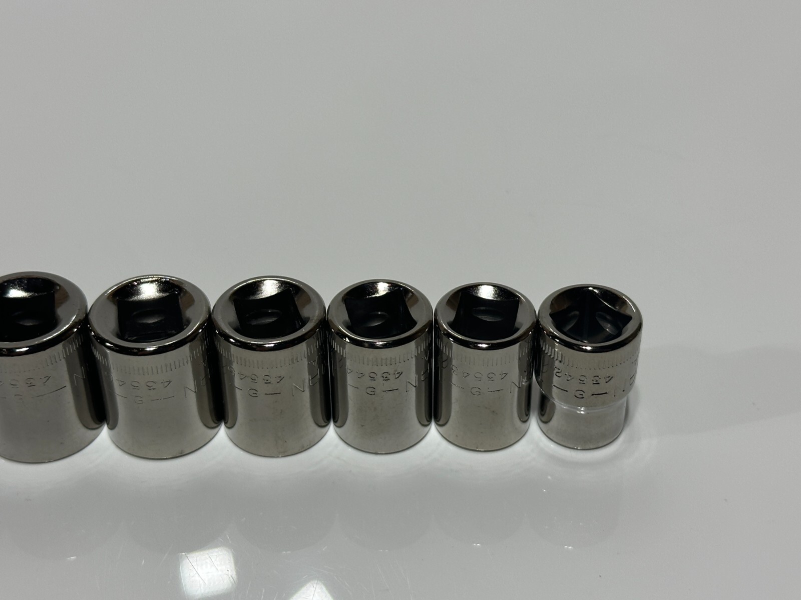 Craftsman USA New NOS 10pc Metric 10-19mm Shallow Socket Set – 3/8″ Drive – 6 PT