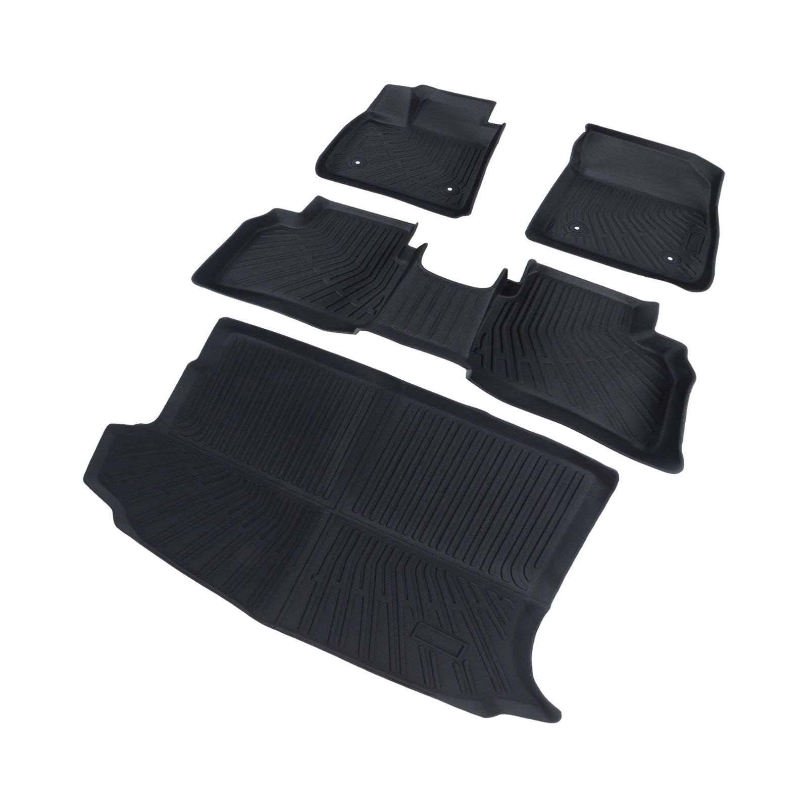 Floor Mats For Buick Envision 2021 2022 2023-2026 All Weather Cargo Liners Black