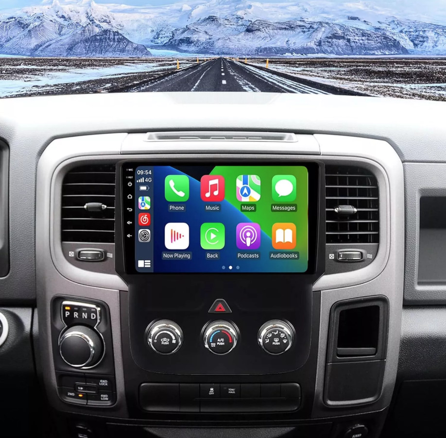 9” Built-in GPS WIFI Radio Stereo Carplay For Dodge Ram 1500 2500 3500 2013-19