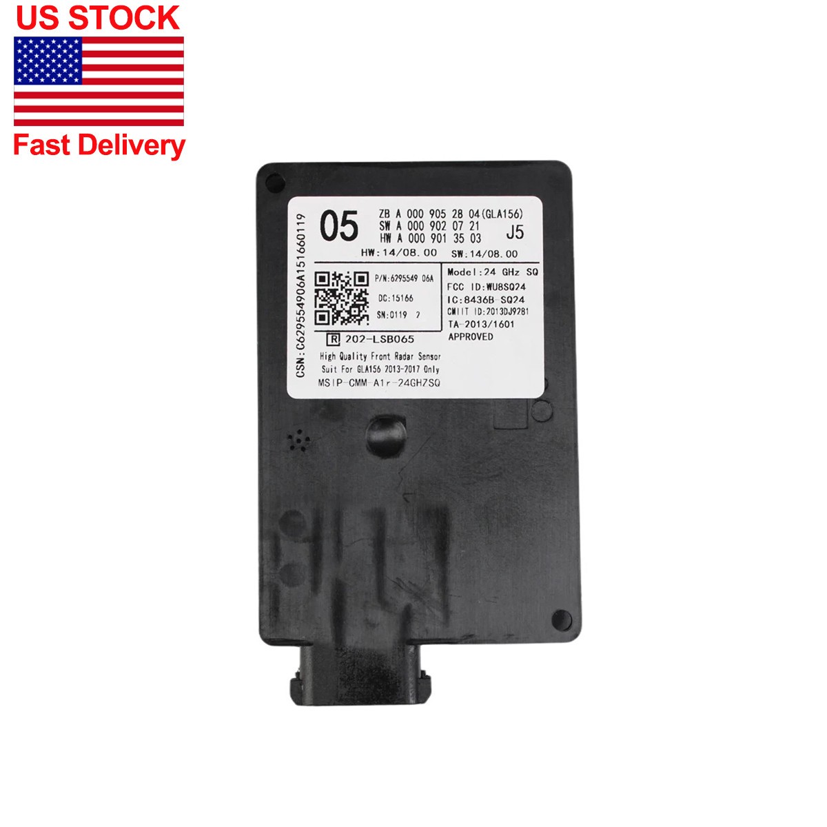 Radar Sensor Forward Collision Warning A0009052804 For Mercedes GLA156 2013-2016