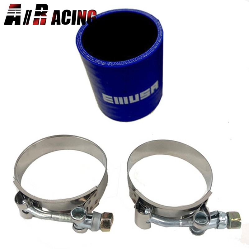 1×2.25″ Straight Blue Turbo/Intake/Intercooler Silicone Coupler Hose +2xT Clamps