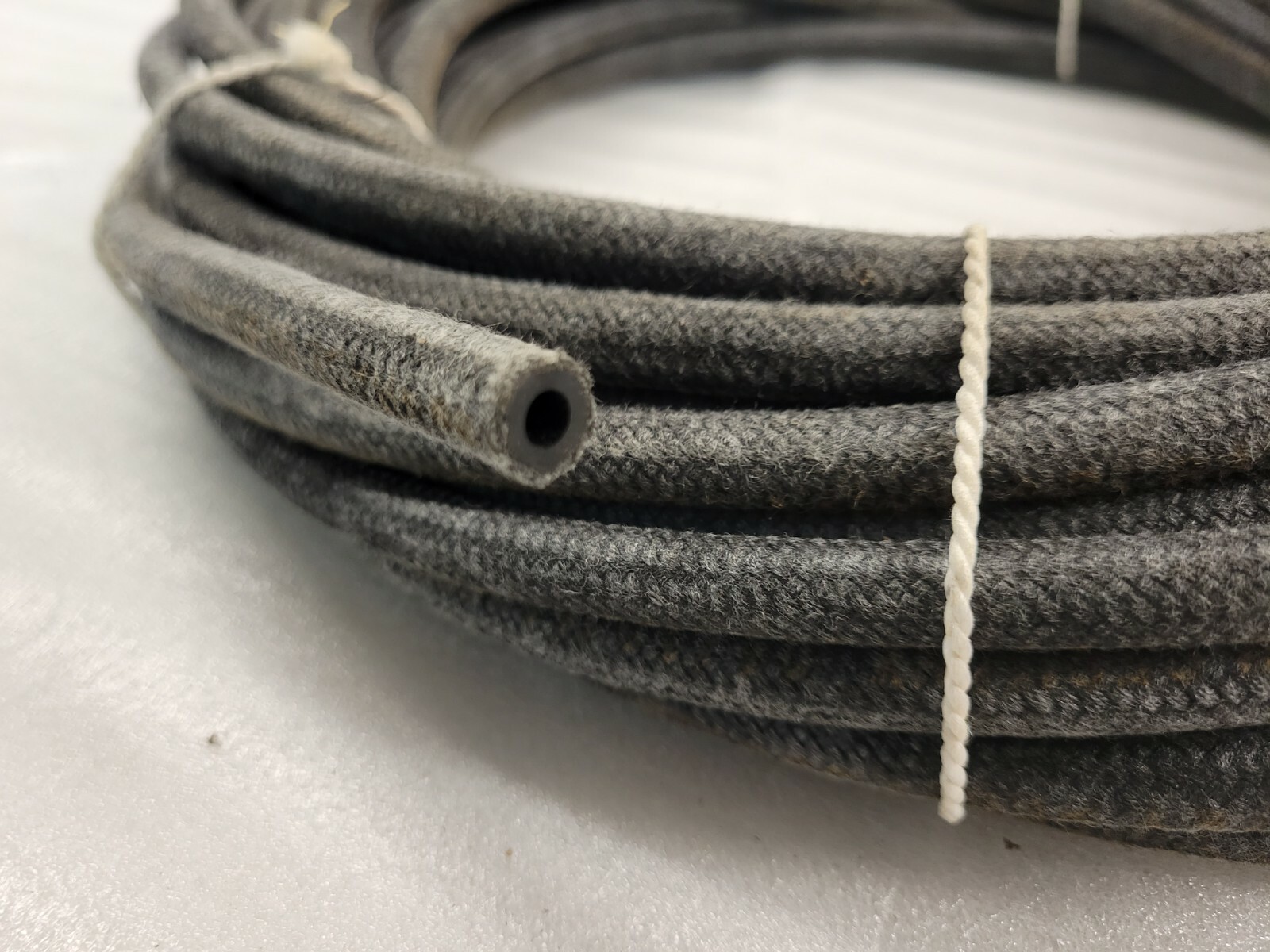 New 5mm ID Cloth Braided Fuel & Breather Hose Line Made in Germany 5 FEET