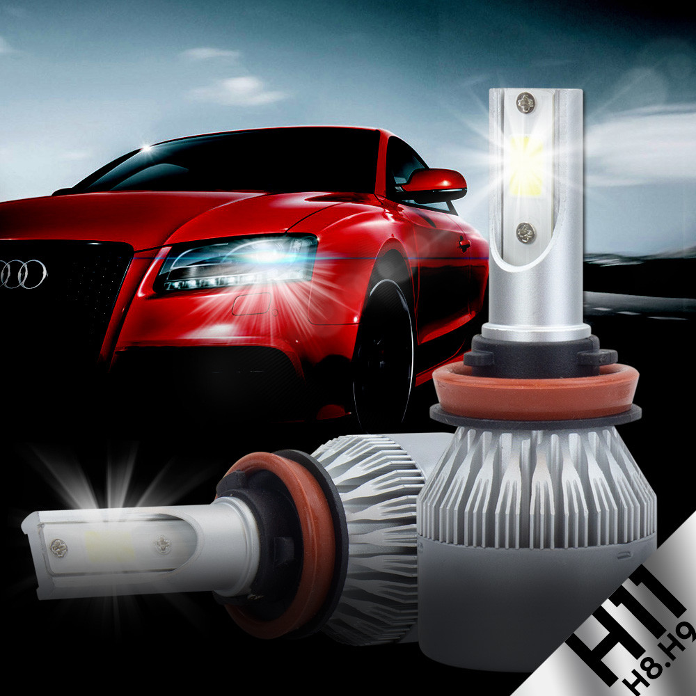 H8 H9 H11 C6 388W 38800LM Car COB LED Headlight Conversion Kit Hi/Low Bulb 6000K