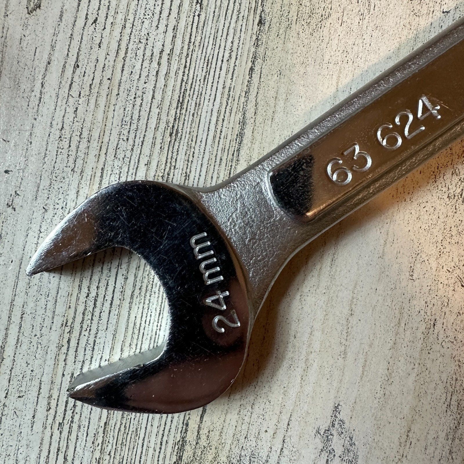 EASCO 24MM METRIC COMBINATION WRENCH PN 63624 HAND TOOL MADE IN USA FORGED ALLOY
