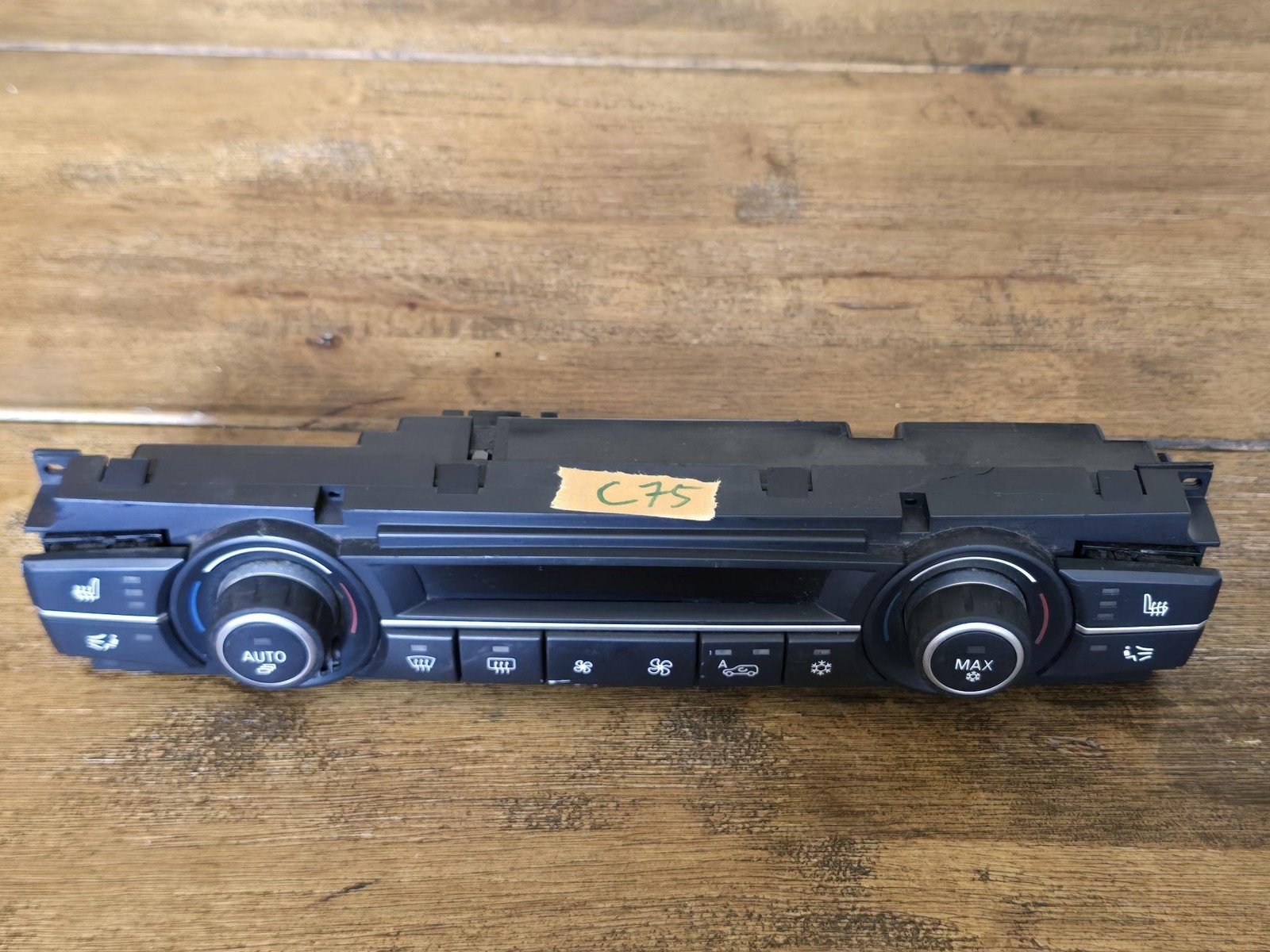 BMW OEM AC Climate Control Panel 9 165 683-01/A 90025-242/0007 Germany Black