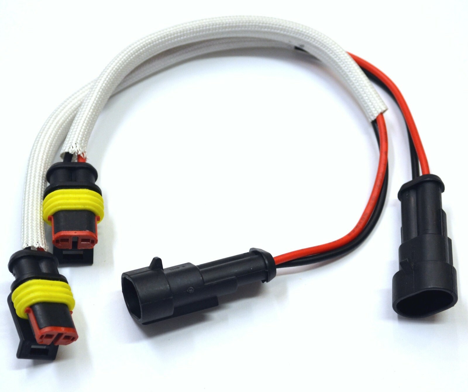Aptiv Delphi Metri-Pack Wire Harness H1 Head Light Lo Beam Pigtail Female Socket