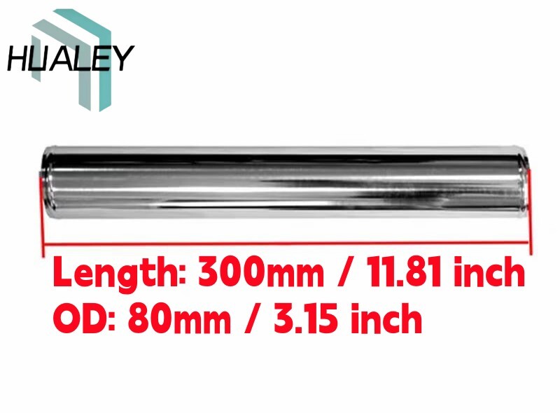 OD 80mm 3.15″ inch Straight Aluminum Turbo Intercooler Pipe Tube Tubing L=300mm