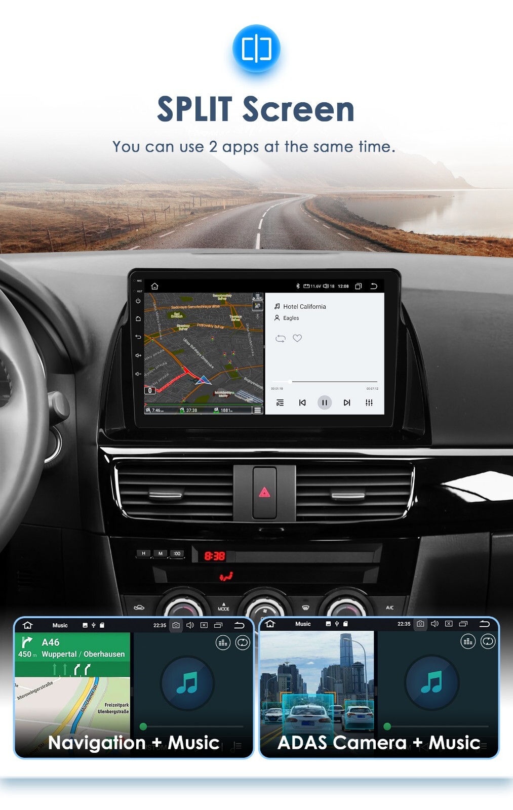 8Core Android 14 For Mazda CX5 CX-5 2012-2015 CarPlay Car Stereo Radio GPS DSP