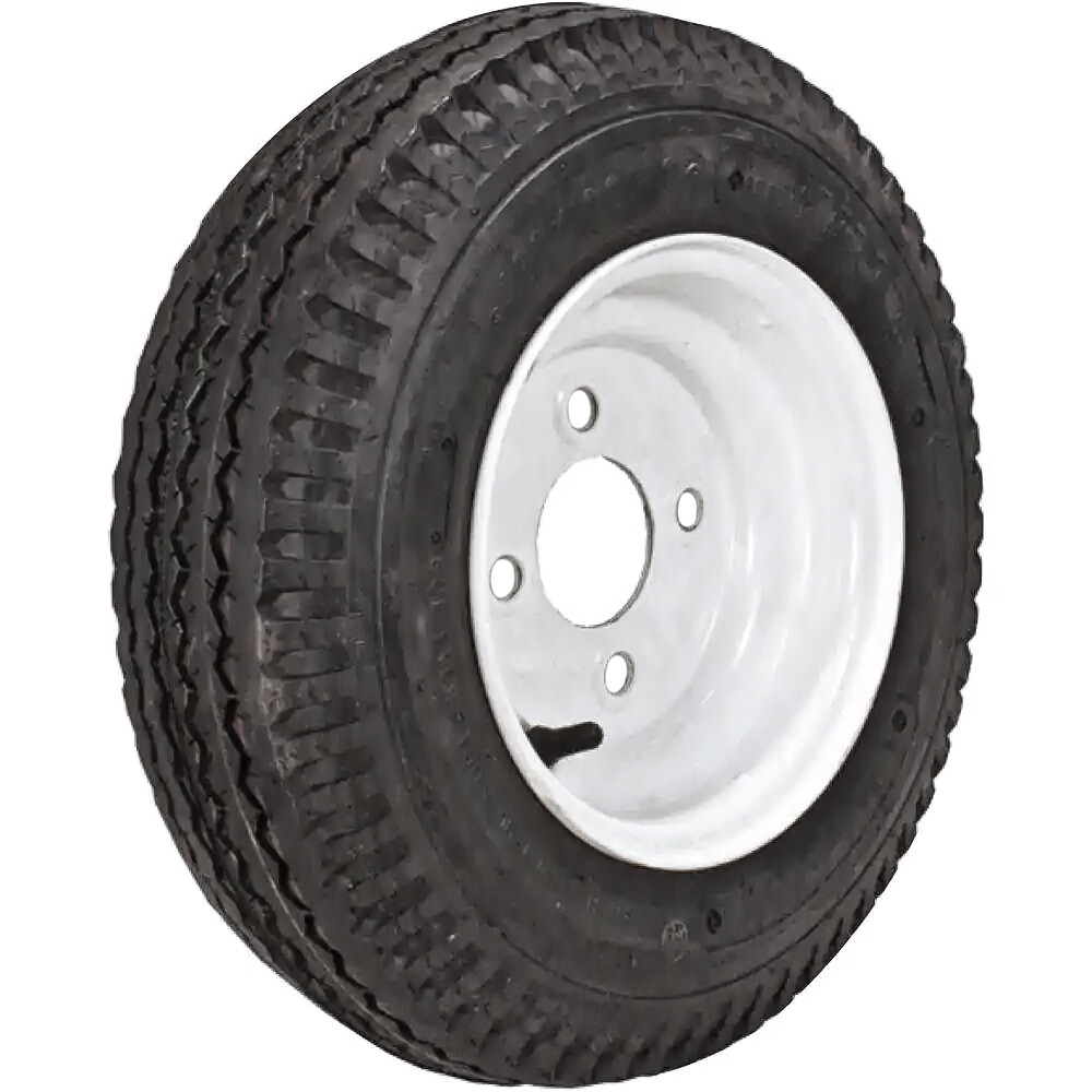 Tire Kenda Loadstar K353 5.7-8 5.70-8 C 6 Ply 5 x 4.5 Solid White Assembly
