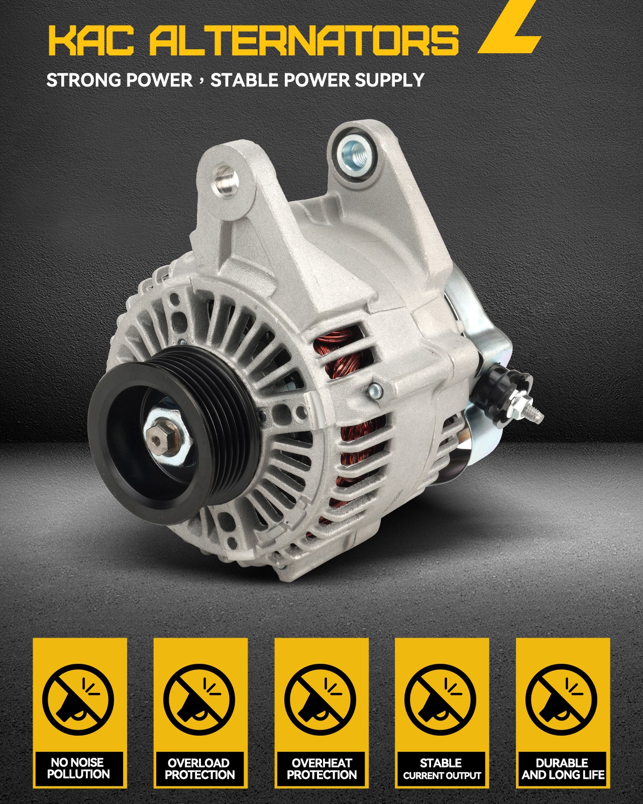 Alternator for Volkswagen Jetta 2.5L 2005 2006 2007 2008 2009 2010 2011 11254
