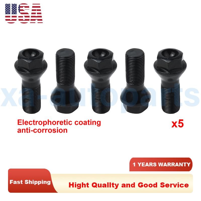 5/10/20Pcs Wheel Lug Bolts Nuts Kit 12 X1.5MM For BMW E70 E71 F46 E90 E63 F86 US