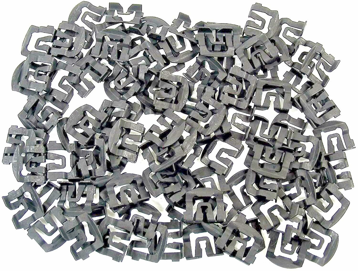 Windshield or Rear Window Molding Trim Clips For 65-93 Ford (Qty.100) #120-100BB