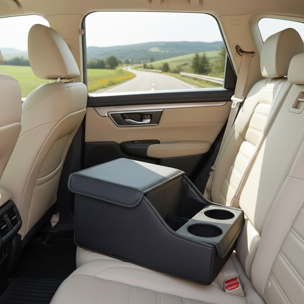 Water-Resistant Backseat Organizer with Non-Slip Base – Perfect for Road Trips