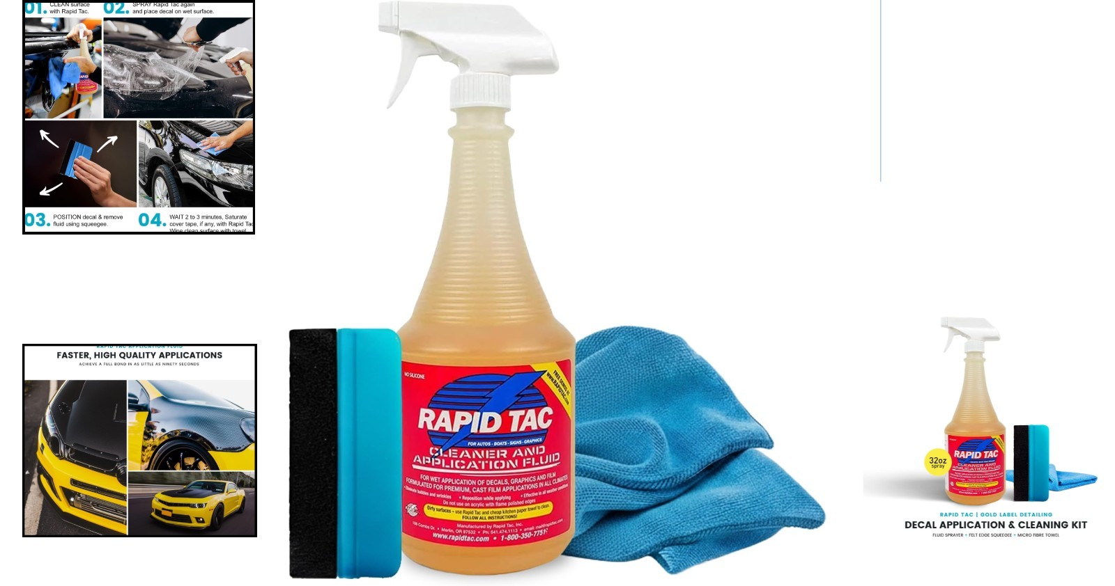 Professional 32oz Cleaner & Application Fluid – Bubble-Free Decal Installer