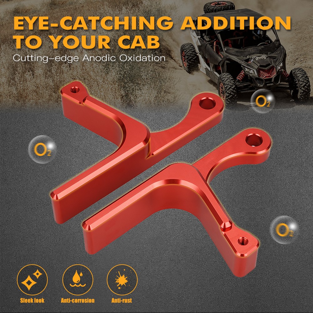 6061-T6 Aluminum Door Handle Latches Kit For Can-Am Maverick X3 Max RR 2017-2023