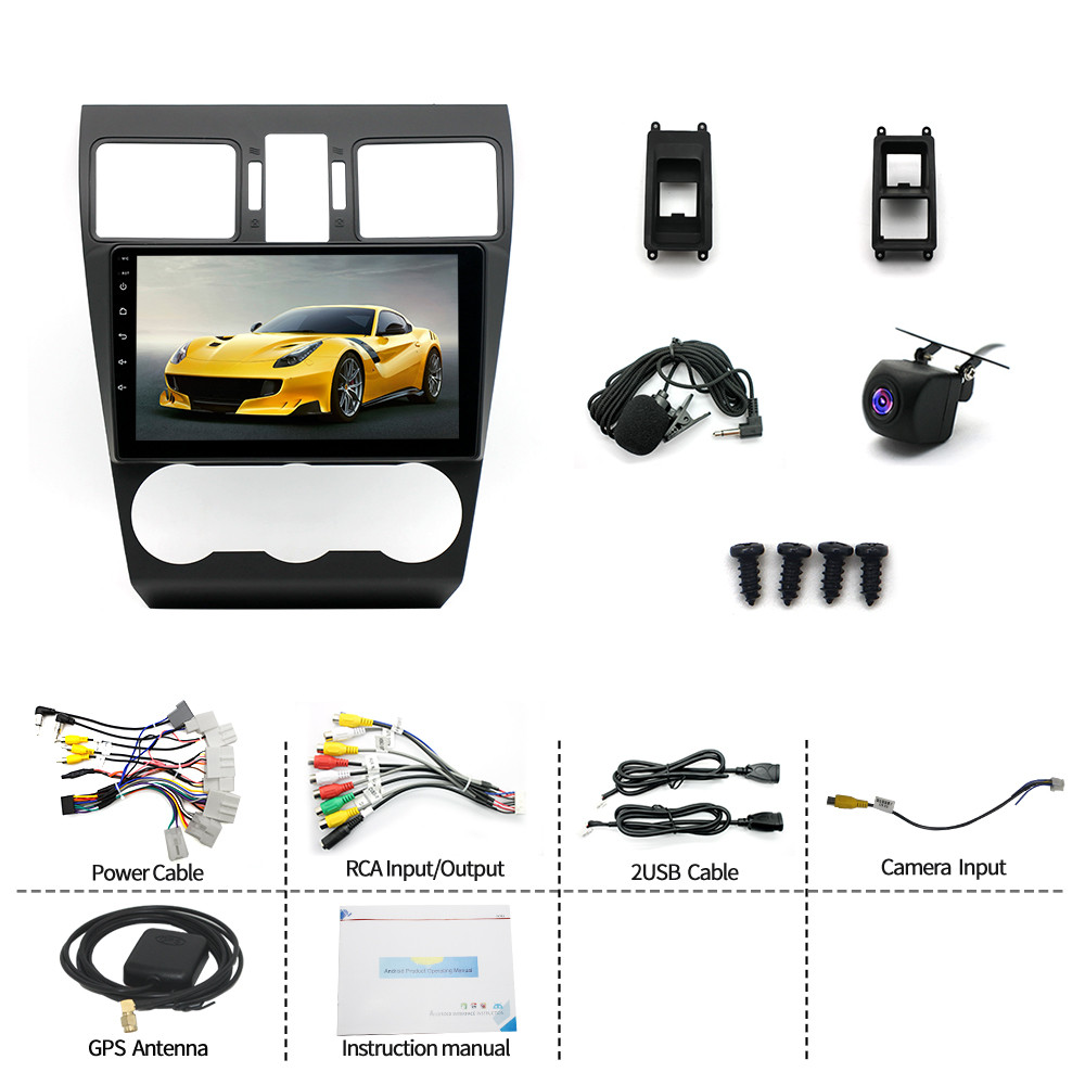 【4+64G】Android 15 Car Radio Stereo Subaru Forester WRX Impreza 2012 13 14 2015