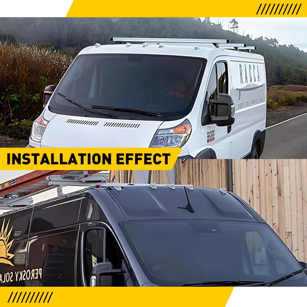 Clear Top Cab Marker Roof lights Housing For 2014-2023 Dodge RAM Promaster 1500