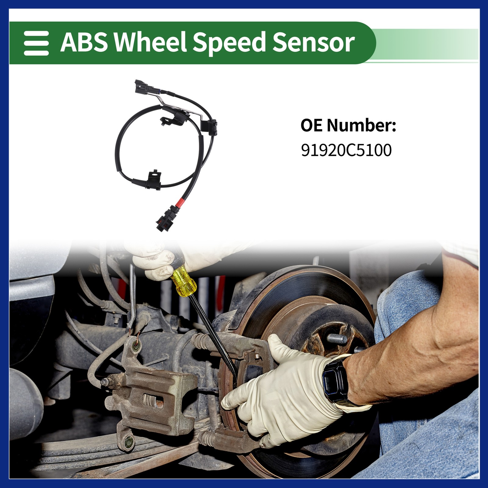 ABS Wheel Speed Sensor 91920C5100 for Kia Sorento 2016-2020