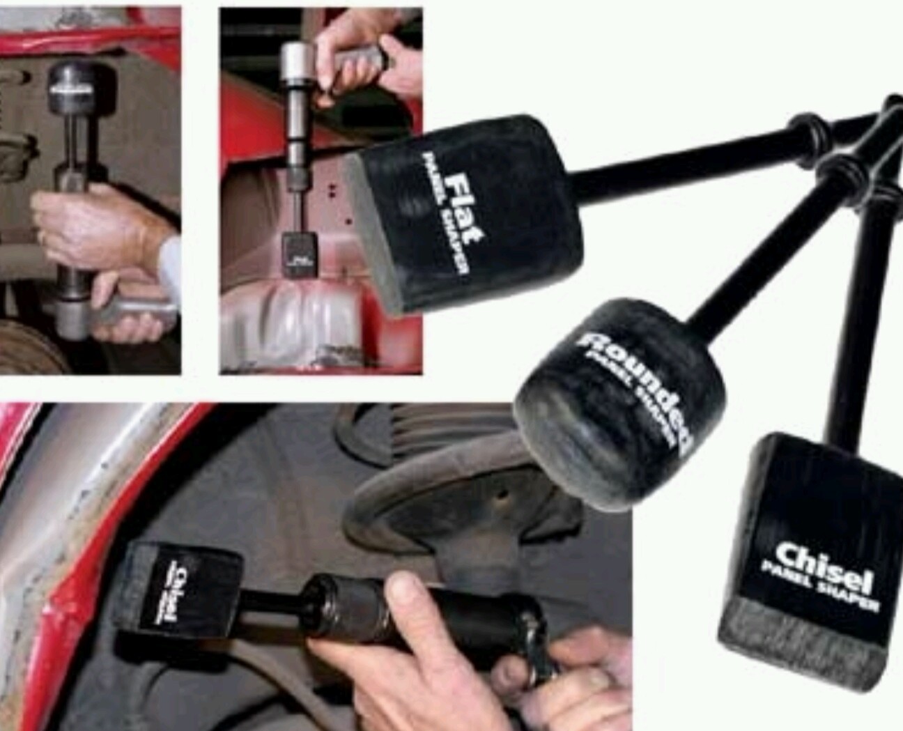Steck Mfg 3pc Body Panel Shaper Kit for Air hammer #20046