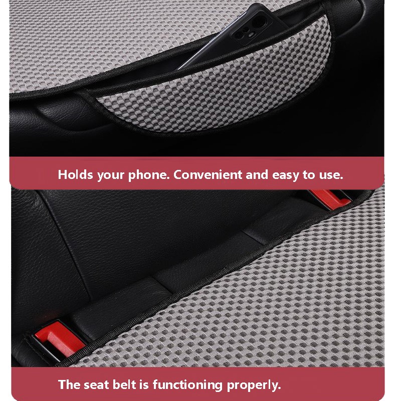 For Porsche Rear bench Seat Cushions Car Seat Covers Breathable Ice Silk Protect