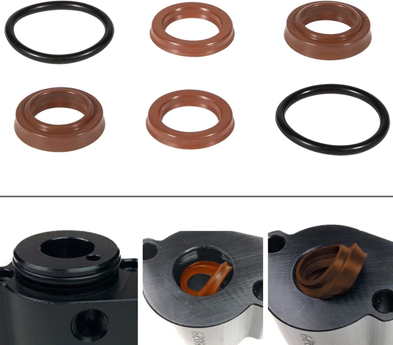 For SeaStar BayStar Cylinder Seal Kit HC4645H HC4648H HC4658H HP4600 FSM131 6Pcs