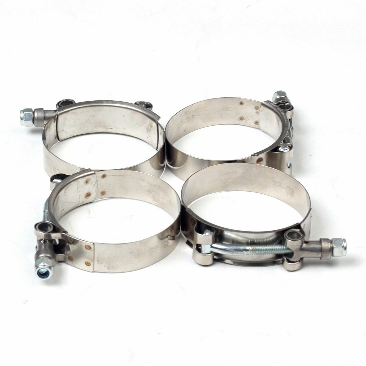 4 x 2.0″ Stainless Steel T Bolt Clamp Turbo Intake 2″ ID Silicone Hose Clamp