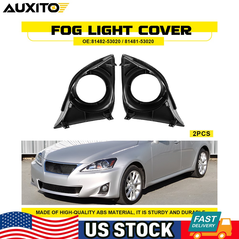 Left Right Front Fog Light Lamp Bezel Cover For Lexus IS250 IS350 2011-2013