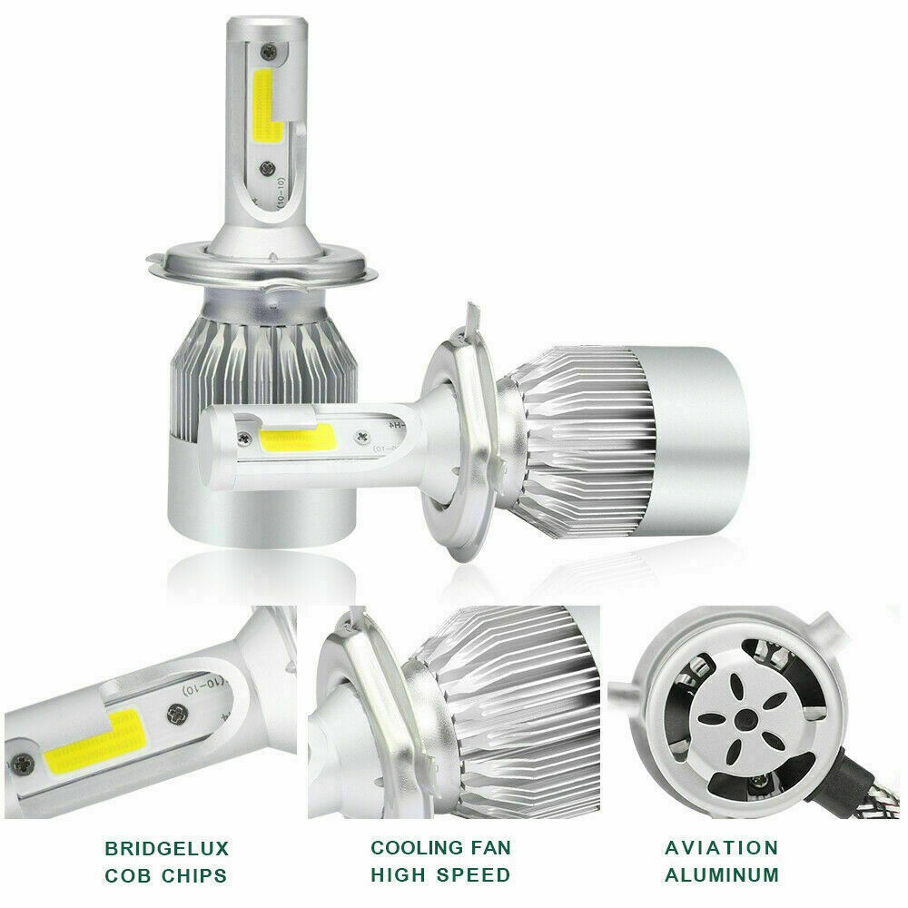 4PCS 5.75″ LED Round Headlights High/Low Beam for Dodge Charger 1966-1974 white