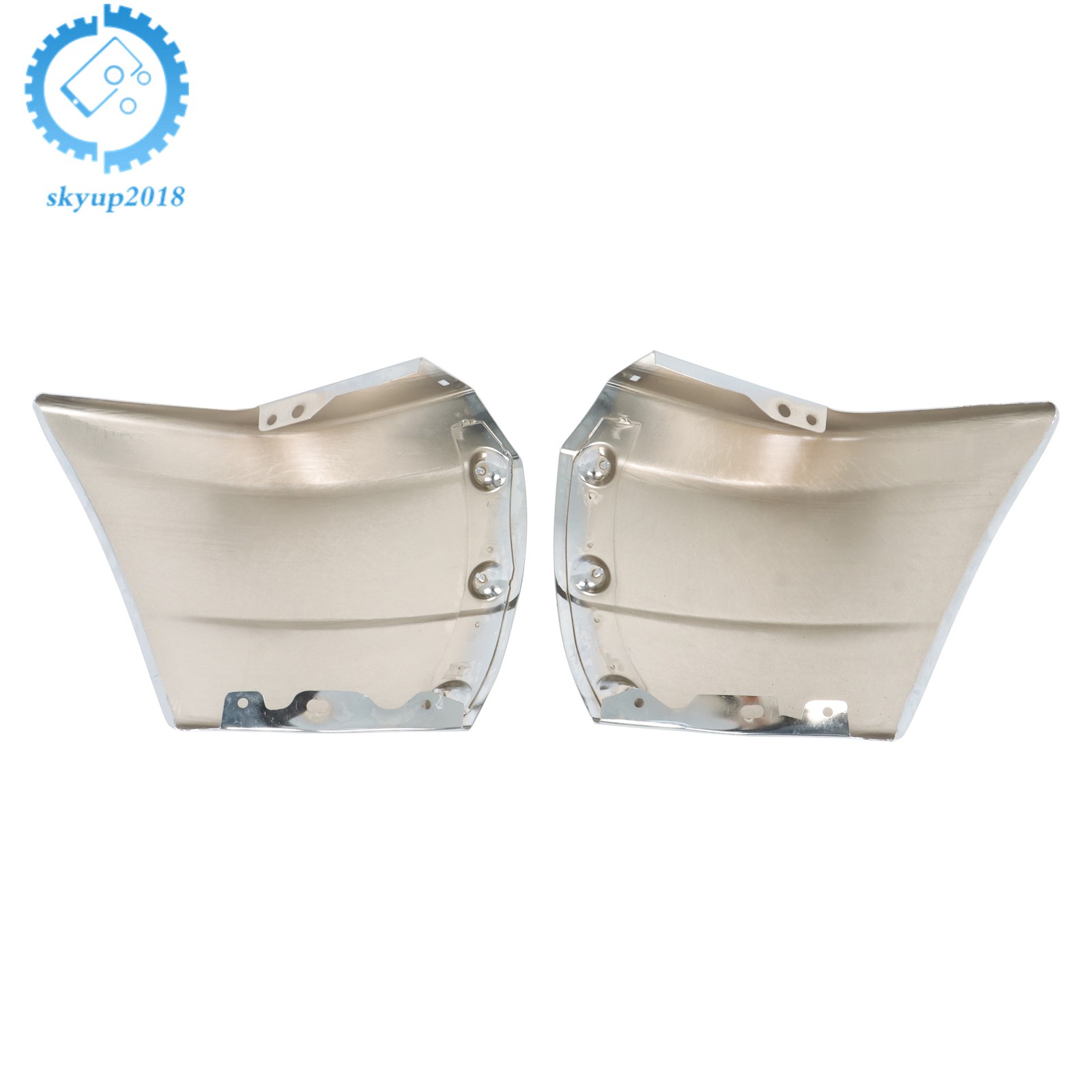 Front Bumper Face Bar Split-Type For Ford F-250 F-350 1999 00-2004 Chrome Steel