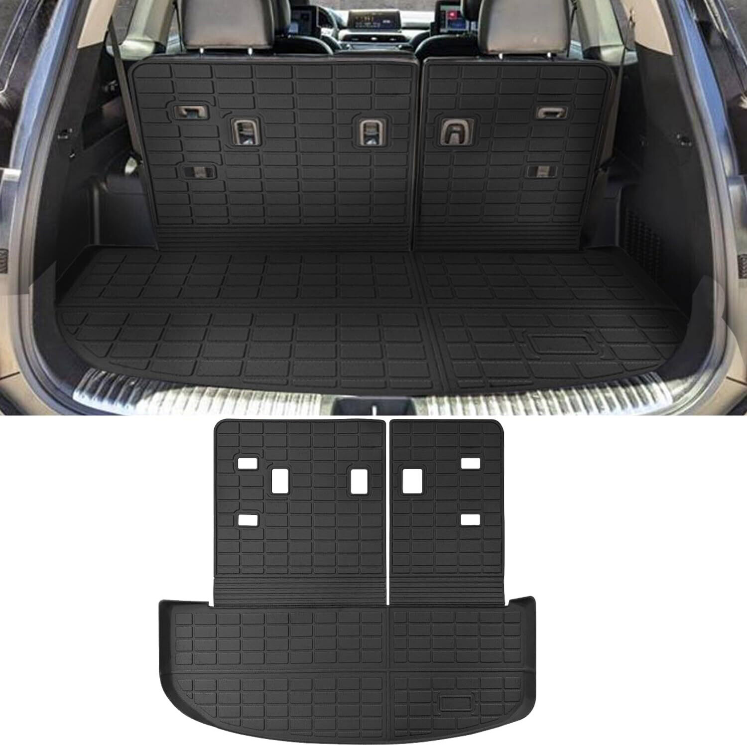 Cargo Liner for Kia Telluride 2020-2025 Accessories Backrest Mat Trunk Cargo Mat