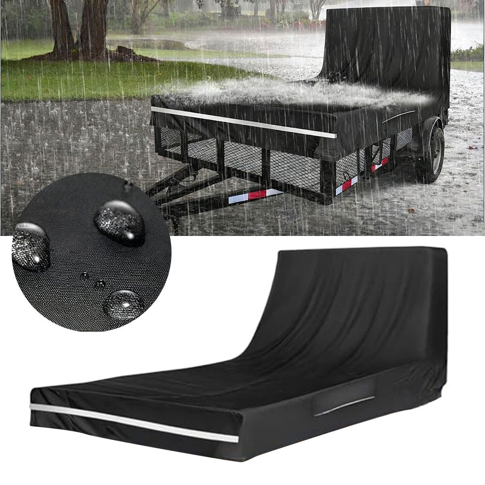 210D Oxford Fabric Tipper Trailer Cover Tarpaulin Rear View/Ramp Door