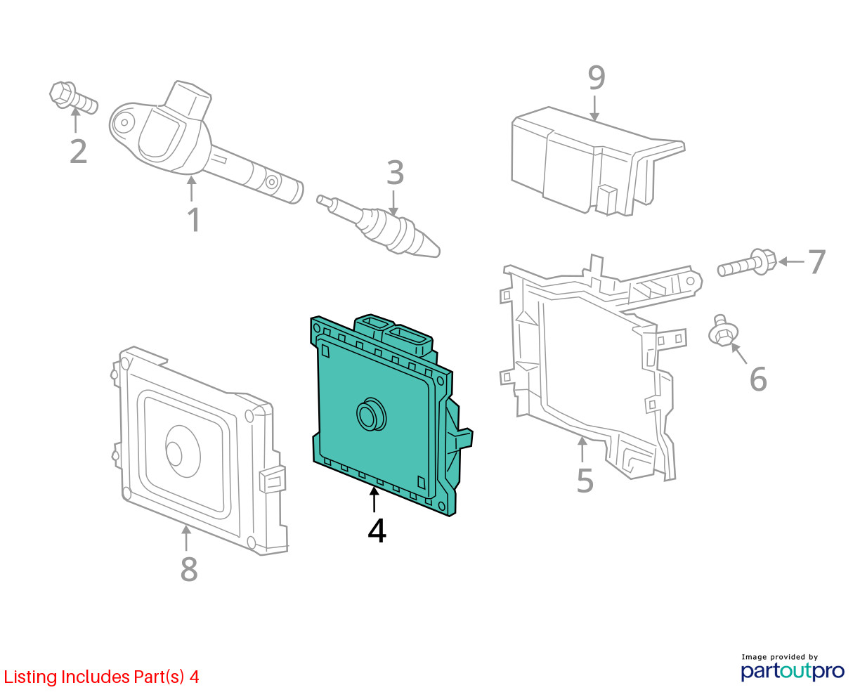2019 Honda Odyssey Engine Control Computer Ecu Pcm Ecm Pcu Oem JRRBH