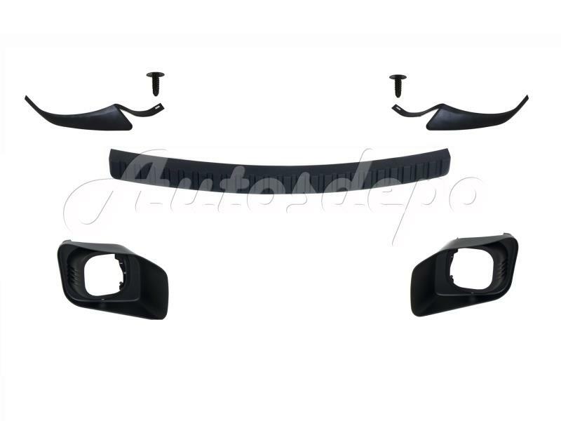 Front Bumper Top Pad Outer Molding Clips Fog Hole Bezel For F250 F450 2011-2016